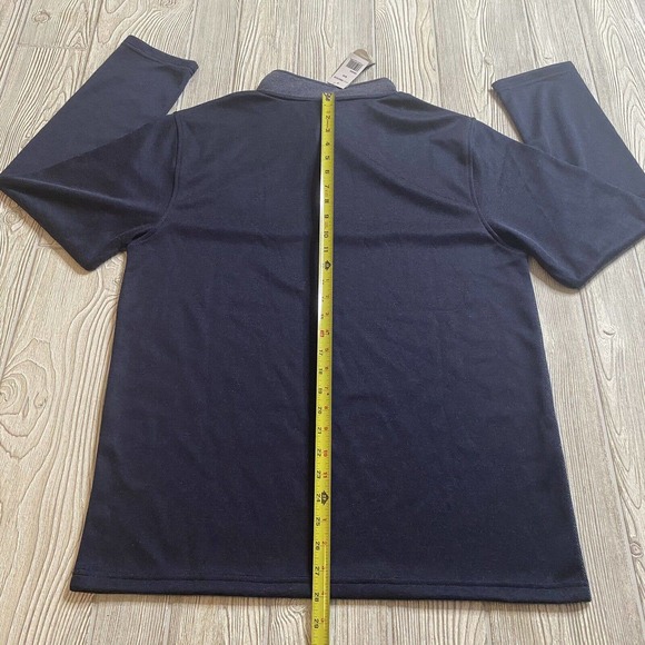 NHL Columbus Blue Jackets CBJ 1/4 Zip Pullover Mens M Two Tone Blue NWT - Picture 10 of 11